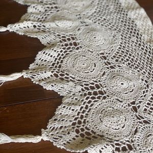 100% Cotton Crochet Lace Window Valances (2)